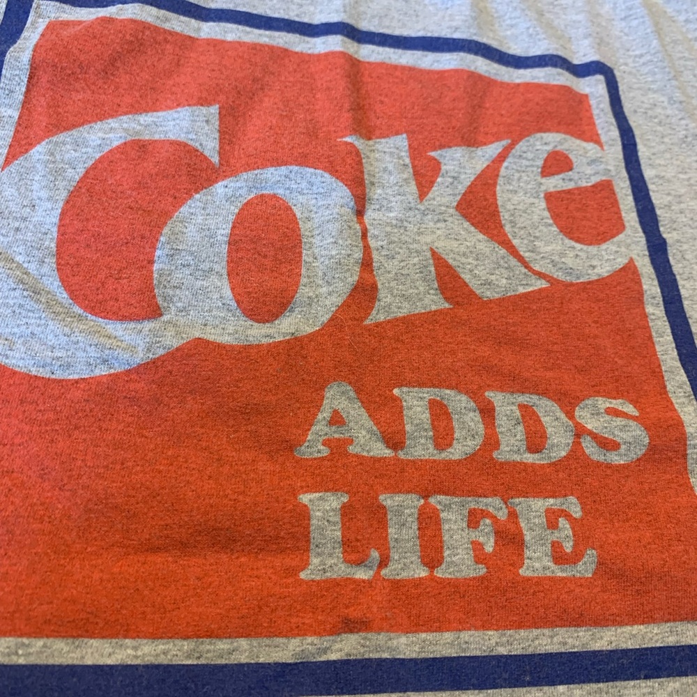 Coca-Cola T-Shirt XL Coke Adds Life Vintage - Picture 3 of 6